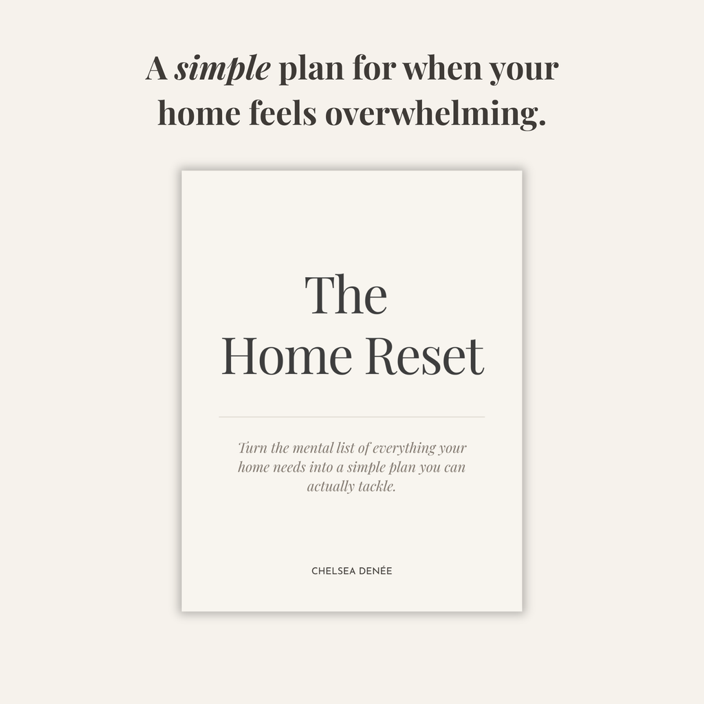 The Home Reset printable planner for organizing an overwhelming home to-do list