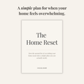 The Home Reset printable planner for organizing an overwhelming home to-do list