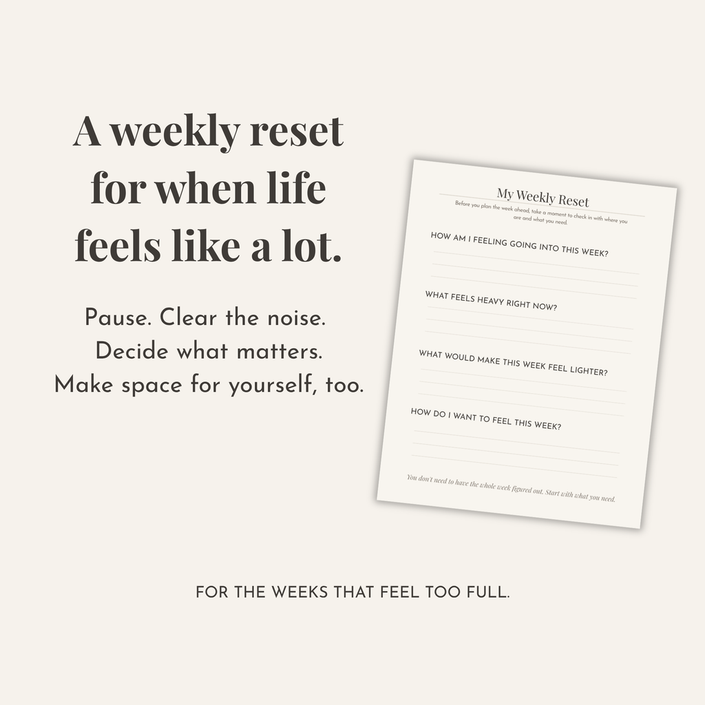 The Chelsea Denée Weekly Reset